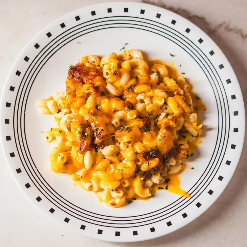 Preva Mac baked soul food mac and cheese at Preva Kitchen in Redford Township, MI