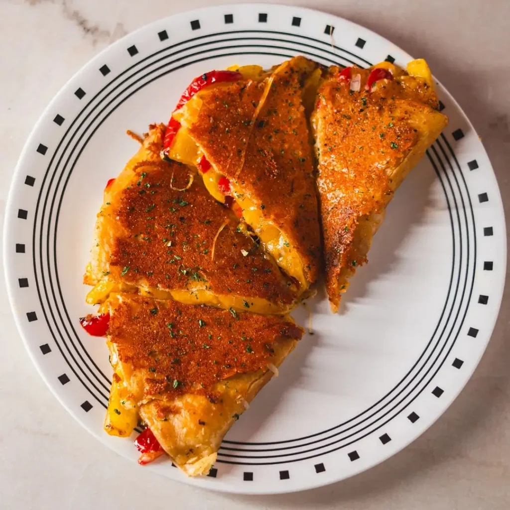 Preva Quesadillas grilled flour tortilla with melted cheese, sour cream and salsa in Redford, MI