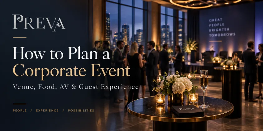 How to Plan a Corporate Event