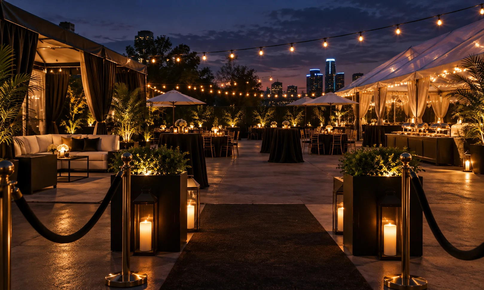 Outdoor lot event at PREVA in Redford, Michigan