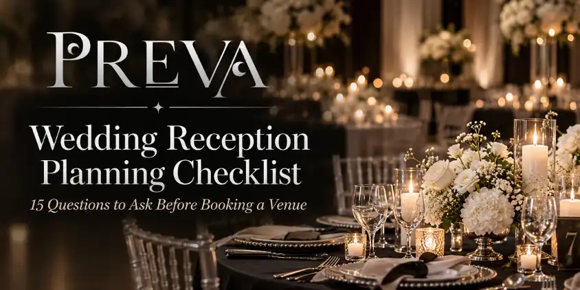 Wedding Reception Planning Checklist